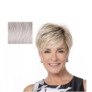 Toni Brattin Popular Pixie Wig Light Grey Kanekalon ChangeLite Heat Friendly
